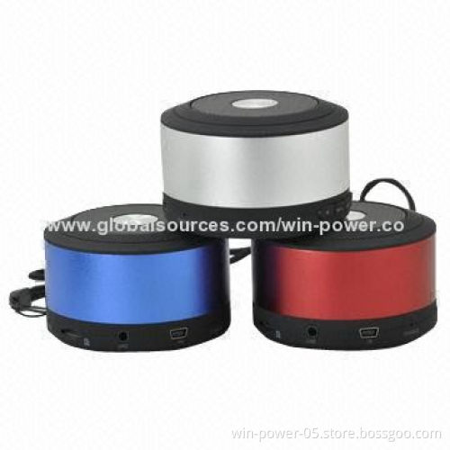 Mini Bluetooth Wireless Speaker, Lithium Battery or Adapter, OEM Colors